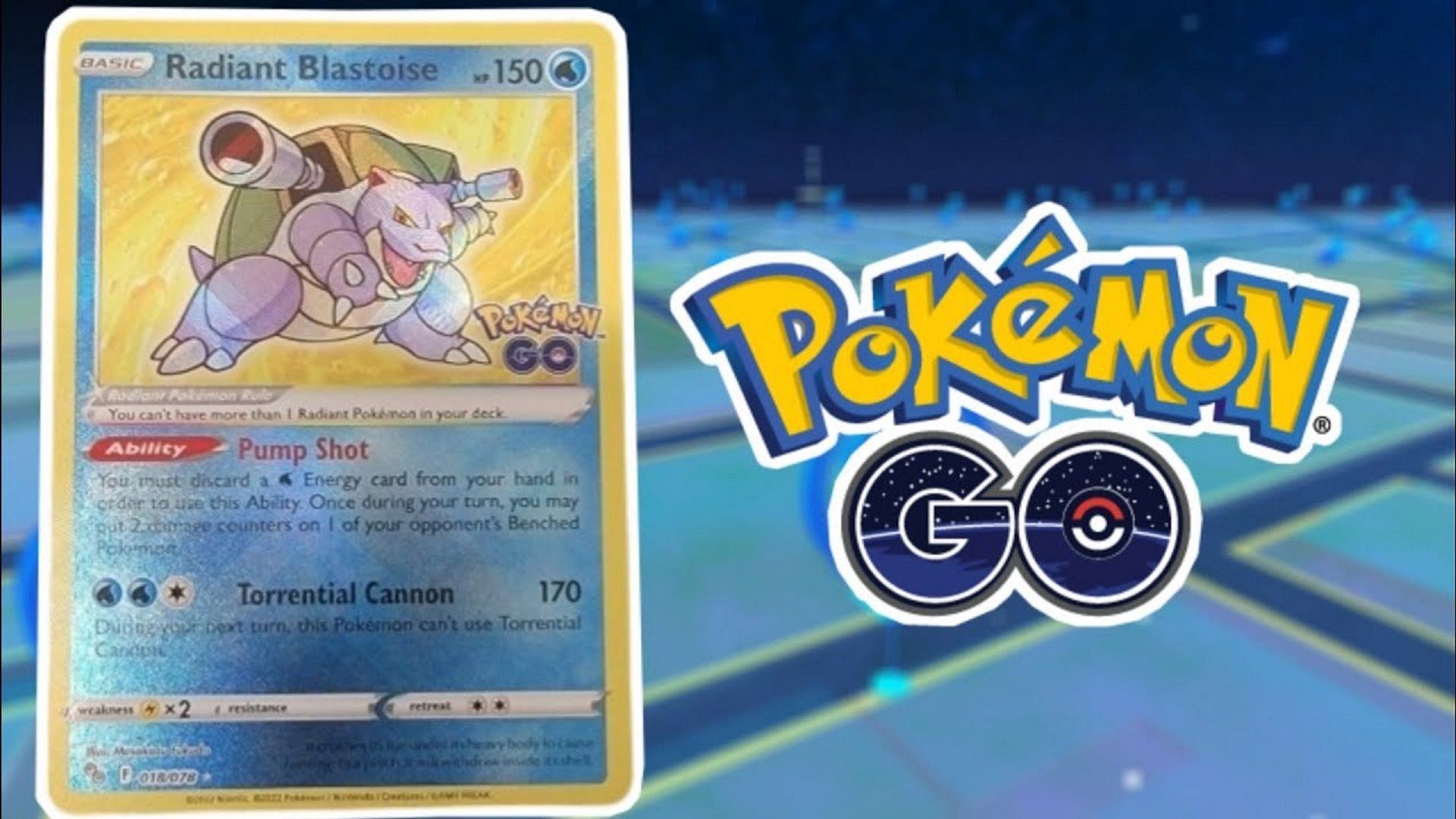 Radiant Blastoise&#039;s card art leaked quite sometime before the official announcement (Image via Absolute Speciment/Youtube)