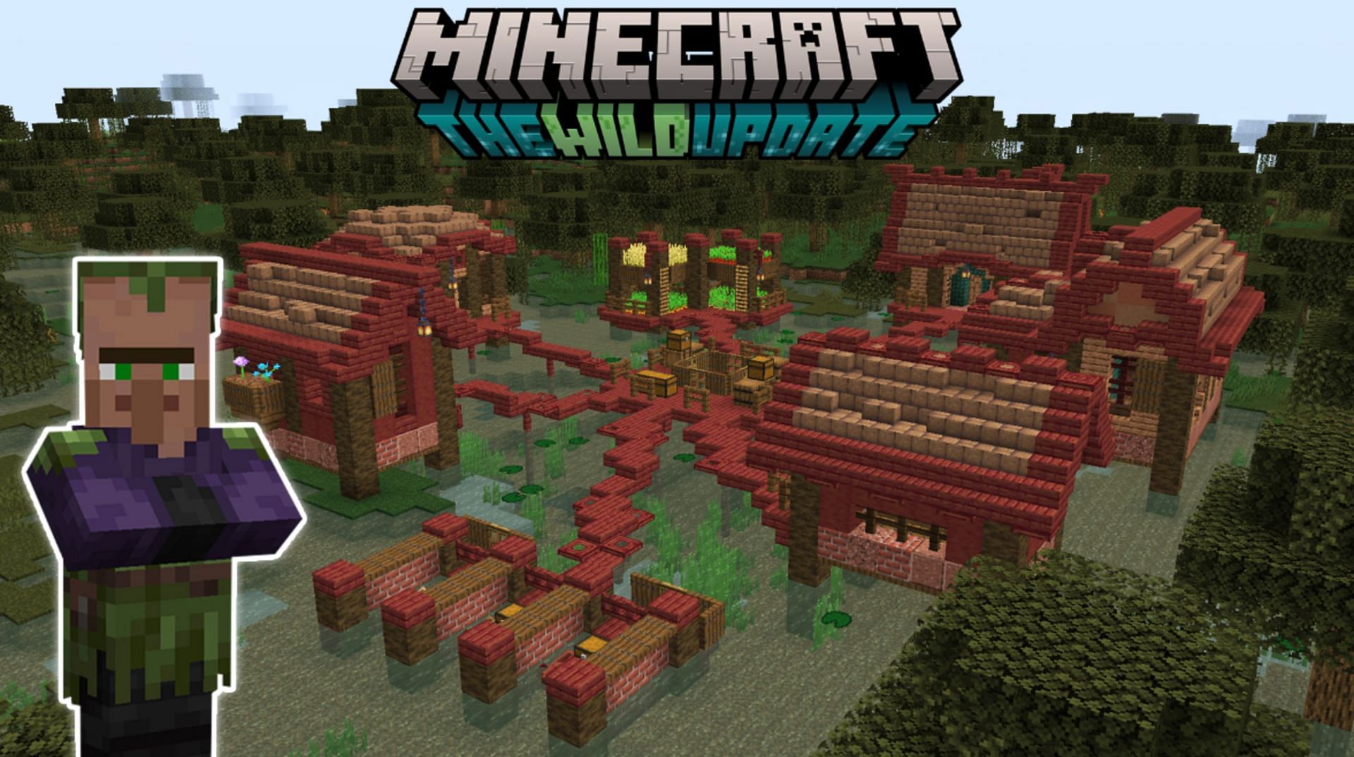 A mangrove village build in Minecraft (Image via @itsmarloe/Twitter)