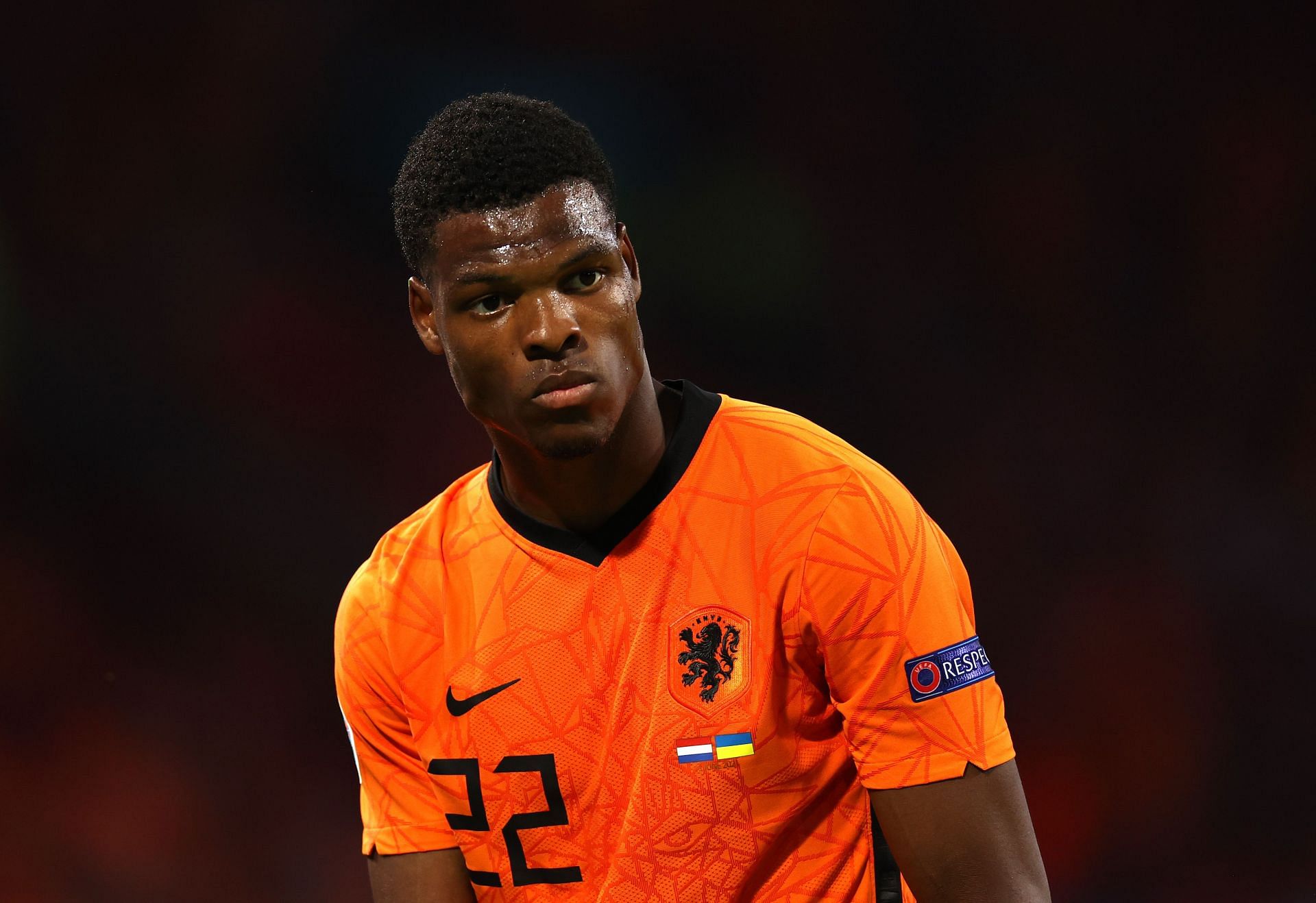 Denzel Dumfries impressed for the Dutch last summer at the Euros