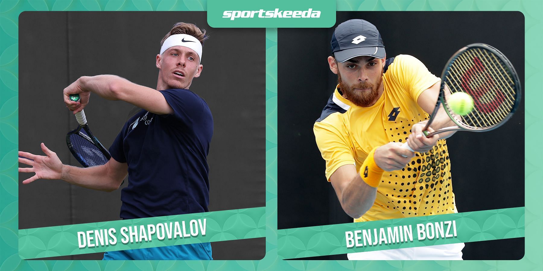 Denis Shapovalov and Benjamin Bonzi will lock horns at the Mallorca Championships.