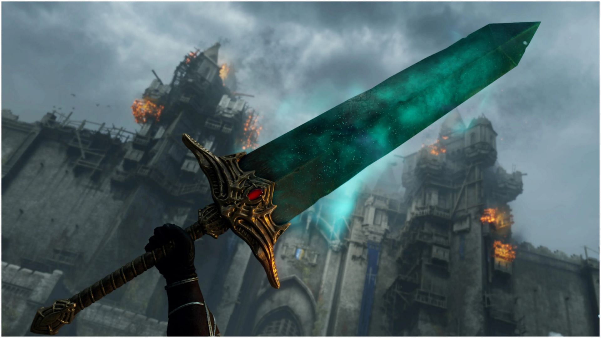 The Moonlight Greatsword as seen in the Demon&#039;s Souls remake (Image via FromSoftware)