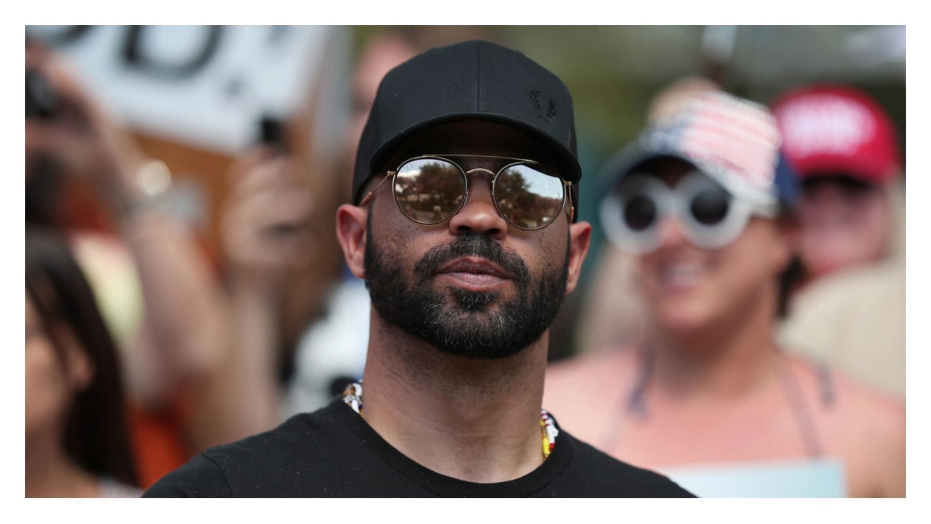 Enrique Tarrio, leader of the Proud Boys, has been charged with seditious conspiracy over reported connections to the Capitol riots (photo via Getty)