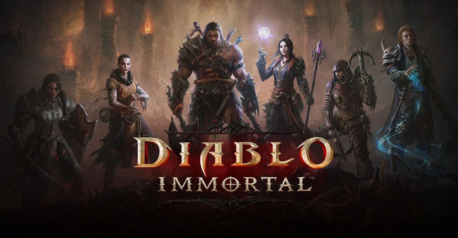 The character classes of Diablo Immortal (Image via Activision Blizzard)