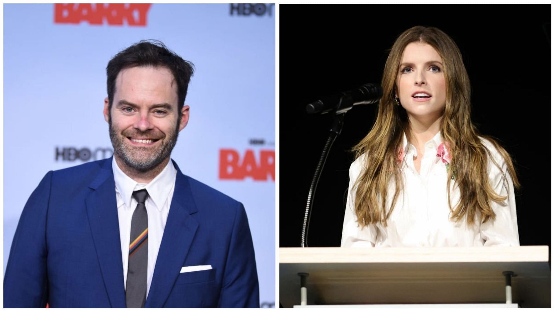 Bill Hader and Anna Kendrick are no longer together (Images via Araya Doheny and Rich Fury/Getty Images)
