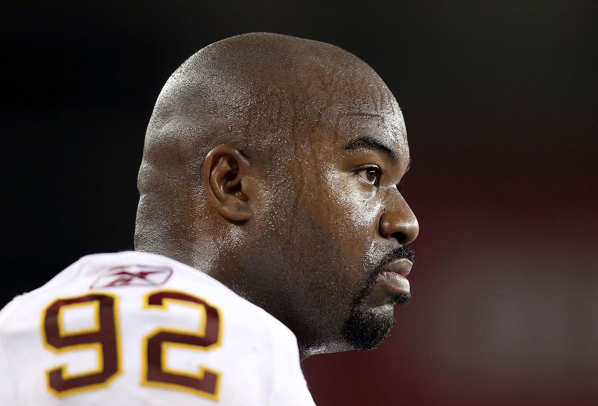 Washington Commanders defensive lineman Albert Haynesworth