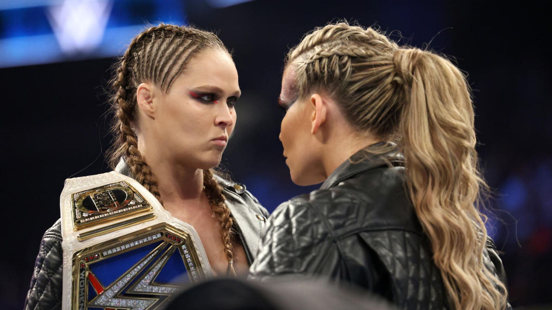 SmackDown Women&#039;s Champion Ronda Rousey &amp; Natalya