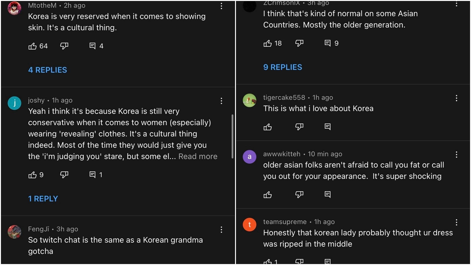 Viewers familiar with Korean culture provided their explanations for what the woman was trying to say to Pokimane (Image via YouTube)