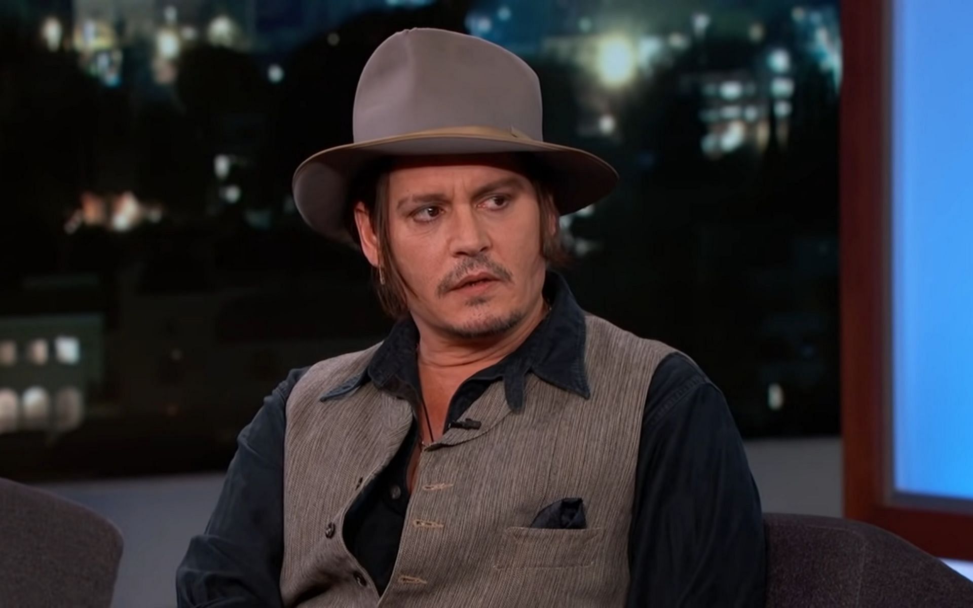 What did the phrase &quot;Veritas Numquam Perit&quot; in Johnny Depp&#039;s post-verdict statement mean? (Image via Jimmy Kimmel Live)