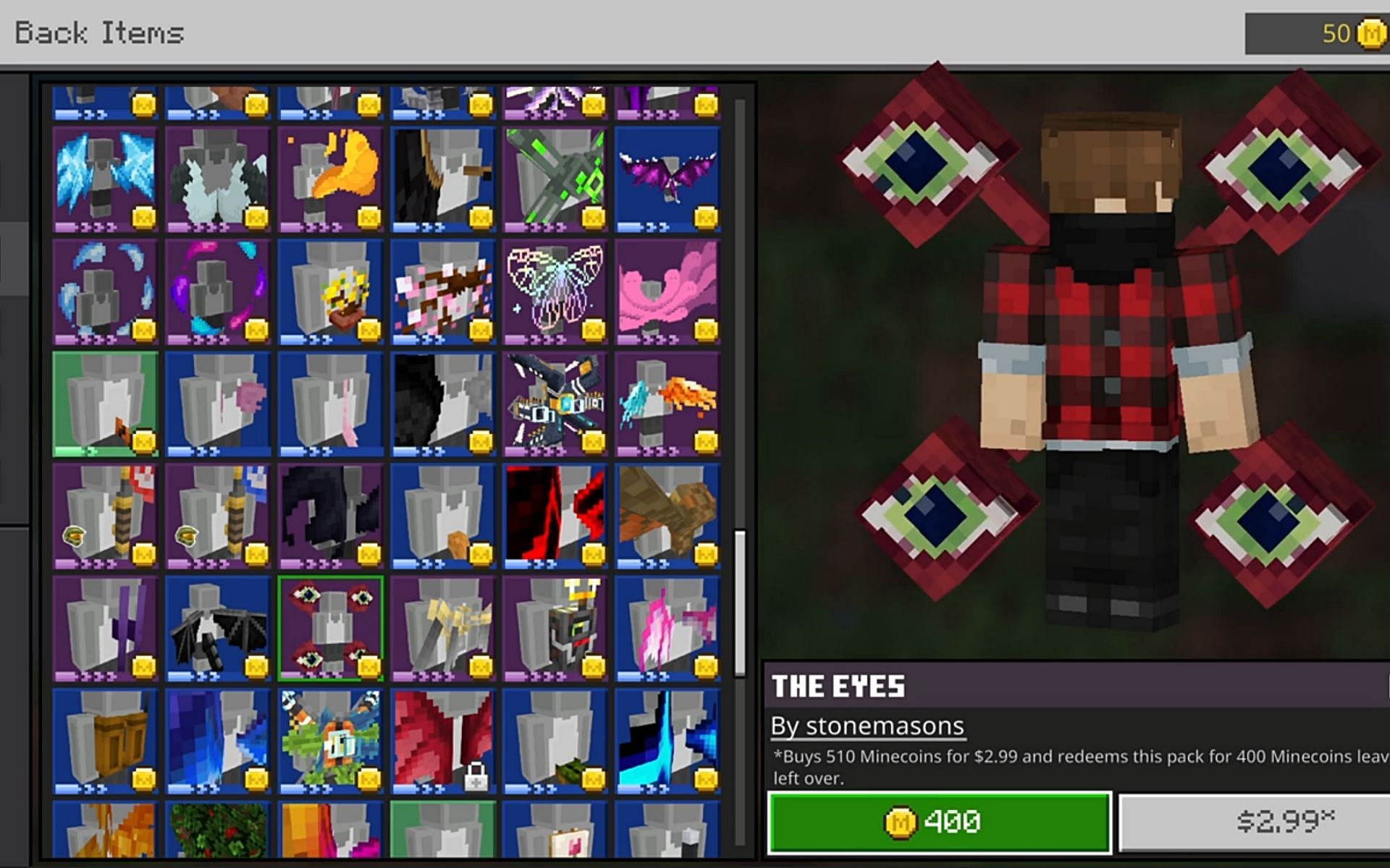 Eyes (Roblox) Minecraft Mob Skin