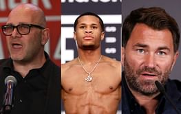 'Shut the f*ck up!' - Lou DiBella calls out Eddie Hearn for his comments about Devin Haney