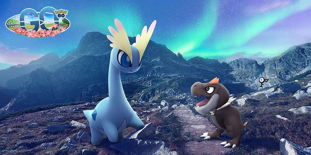 Amaura is making its debut with Tyrunt (Image via Niantic)