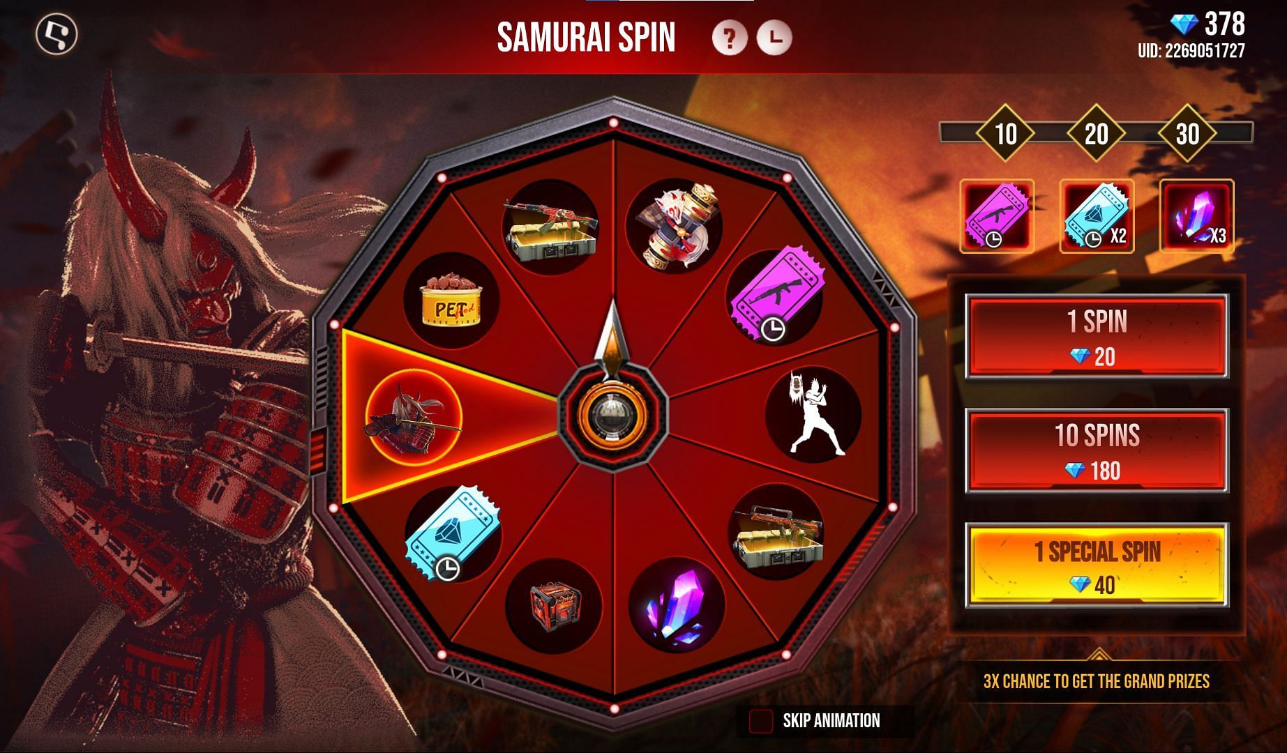 Free Fire Forsaken Creed EP update: New rewards, samurais, mutants