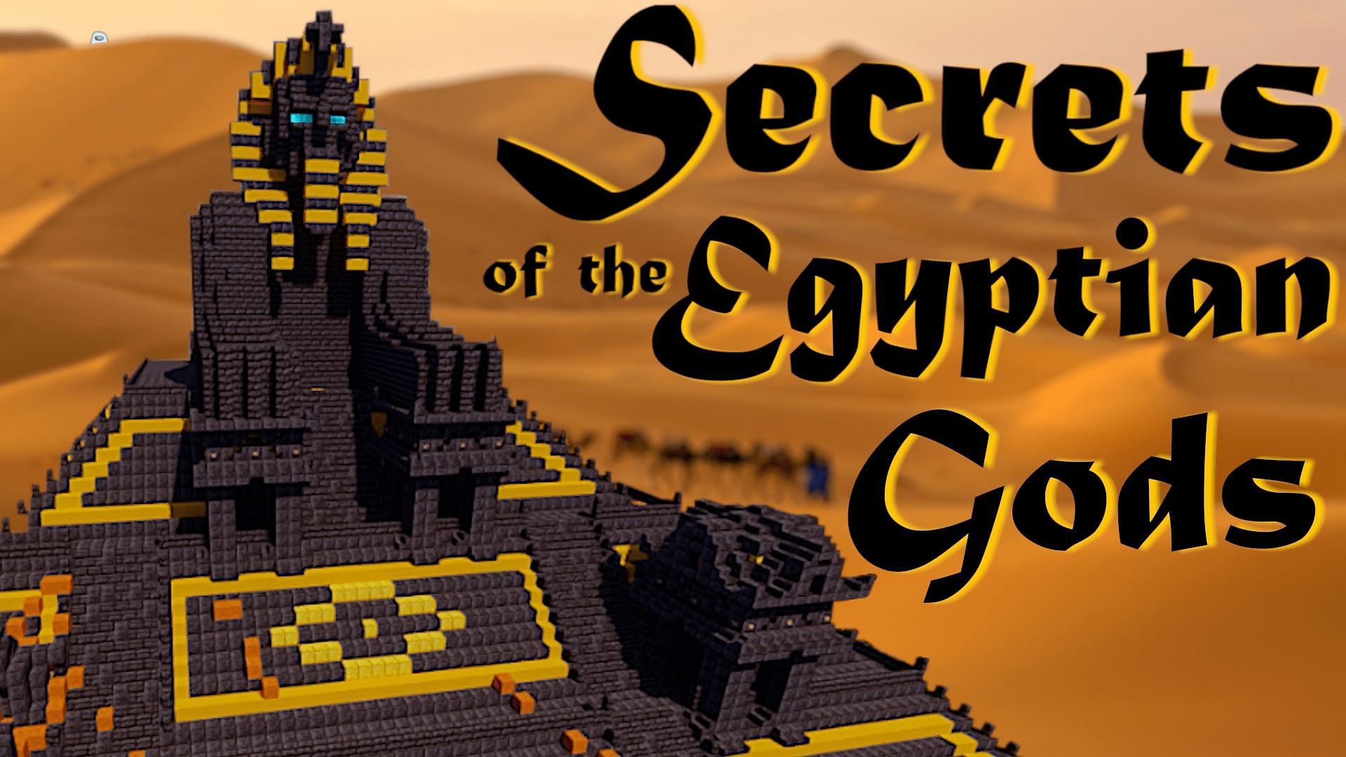 The Secrets of the Egyptian Gods map (Image via minecraftmaps.com)