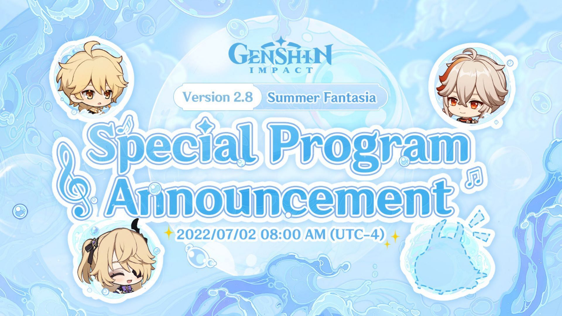 Officials have announced the 2.8 Special Program (Image via Genshin Impact)