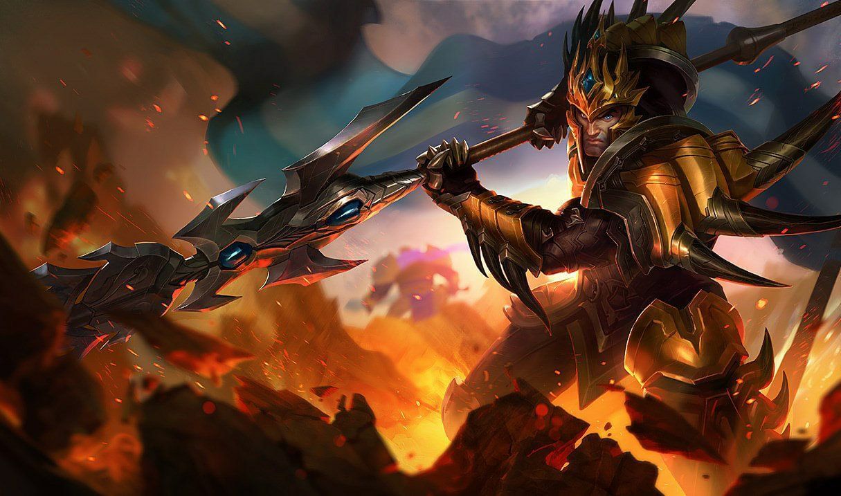 Jarvan IV as seen in League of Legends (Image via Riot Games)