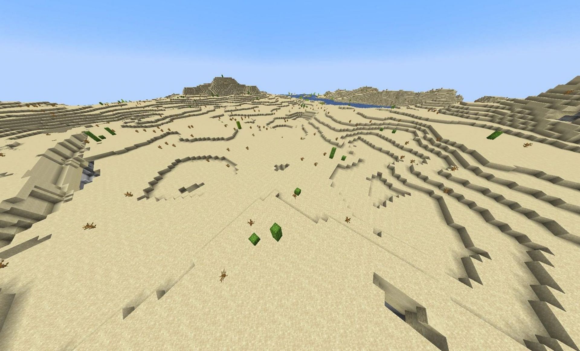 A desert biome (Image via Minecraft Wiki)