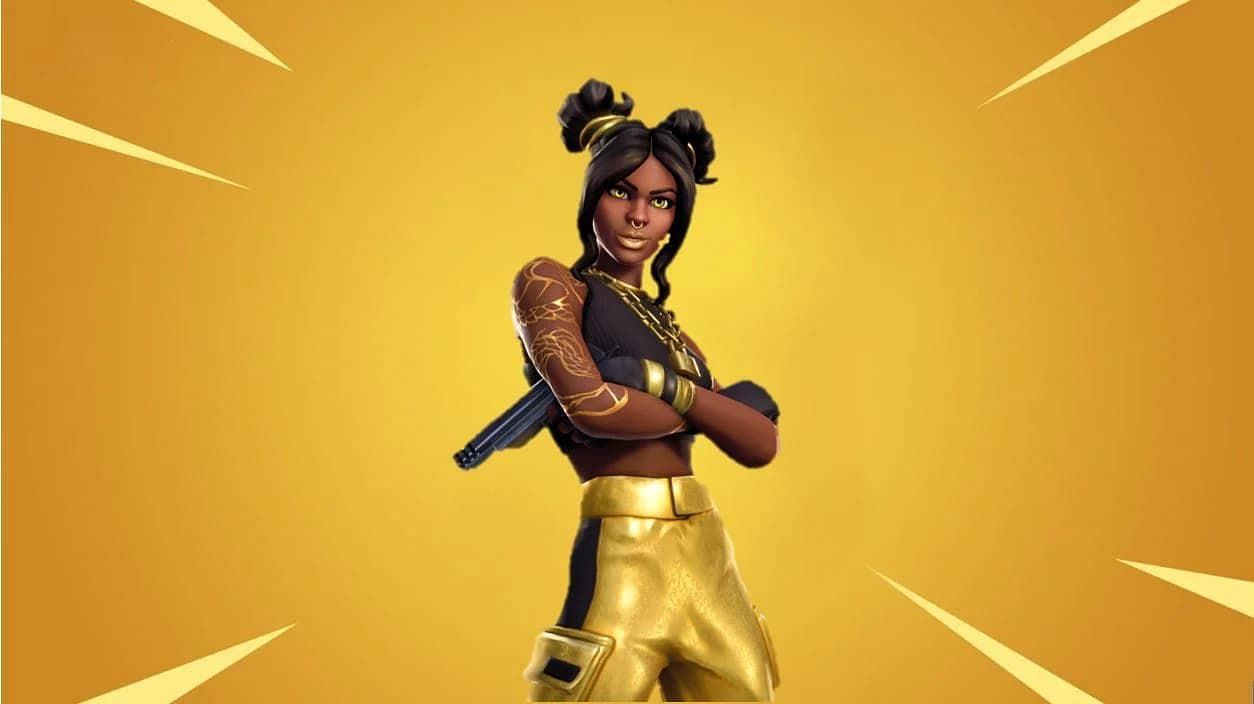 A look at the Luxe skin in Fortnite (Image via Epic Games)