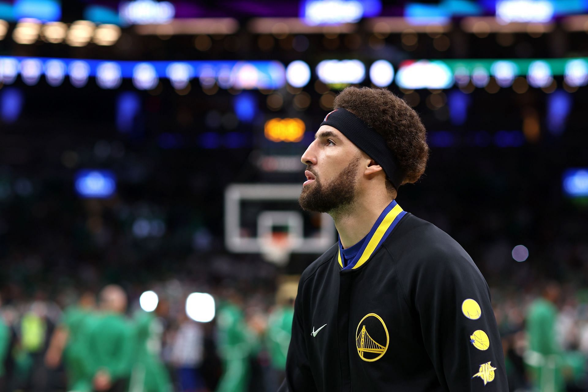 Klay Thompson warms up ahead of 2022 NBA Finals - Game Three