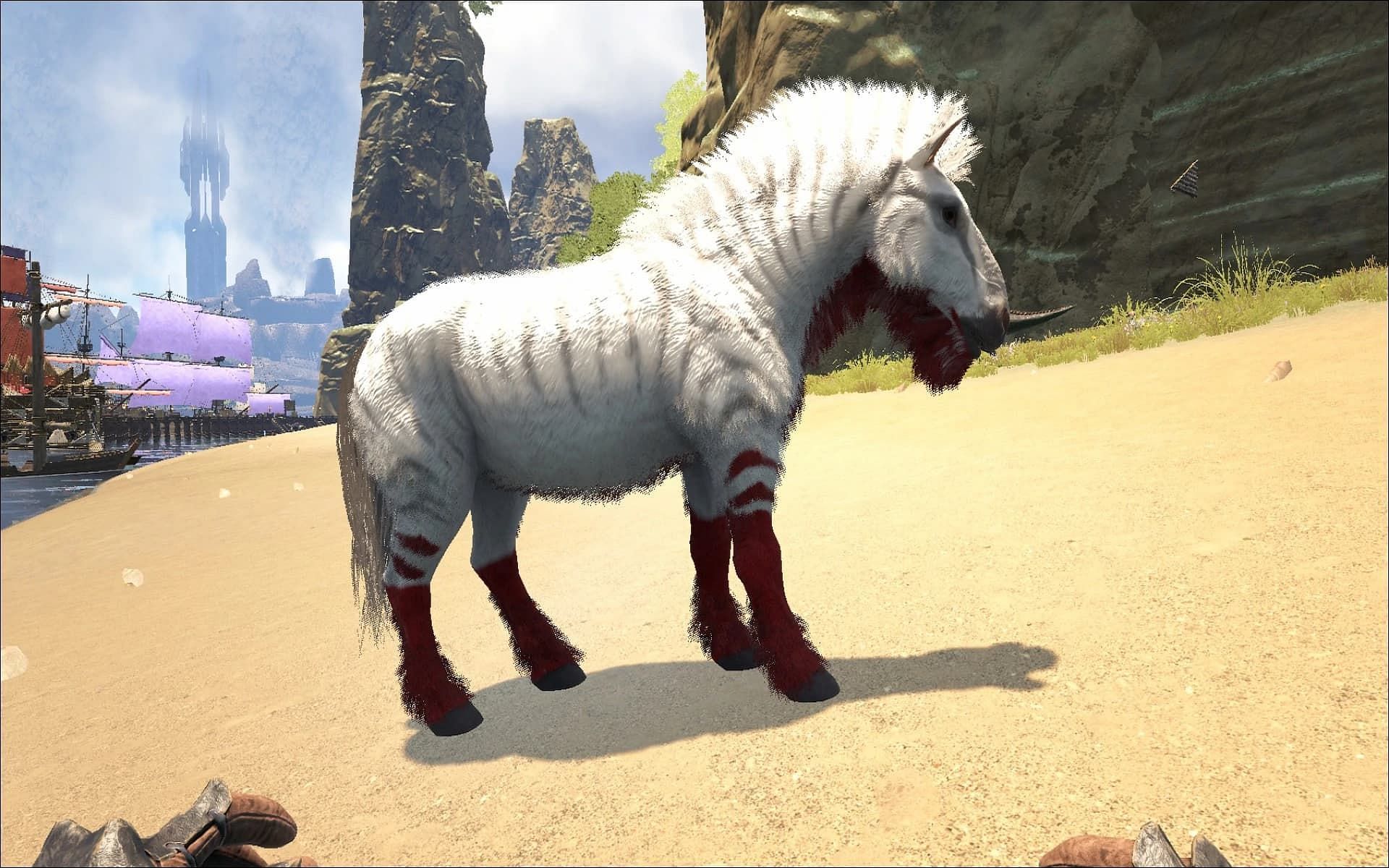 There are several horses found in ARK: Survival Evolved (Image via Studio Wildcard)