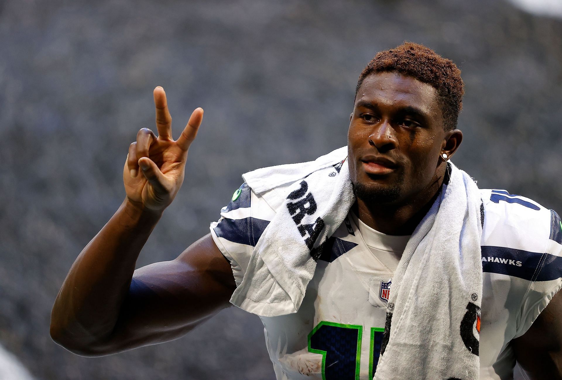 Seattle Seahawks wide receiver D.K. Metcalf reacted to viral video of Biden&#039;s bike fail