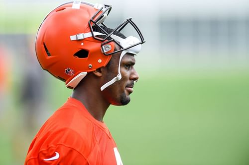 Deshaun Watson at Cleveland Browns' offseason workout