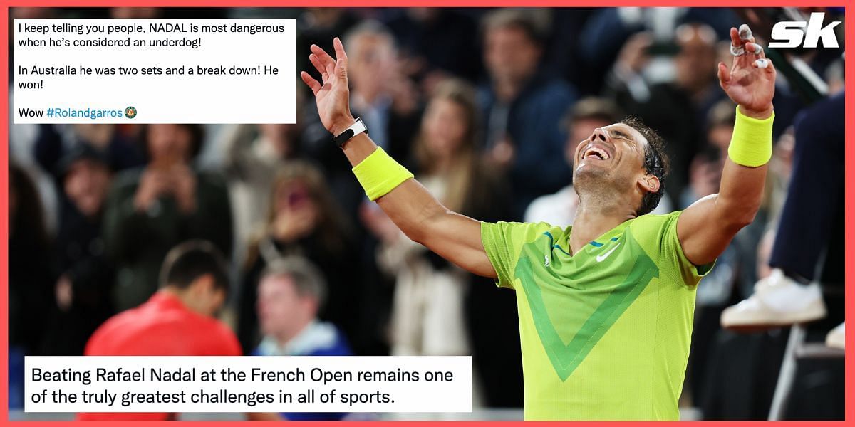 Rafael Nadal defeated Novak Djokovic in a blockbuster clash at the 2022 French Open