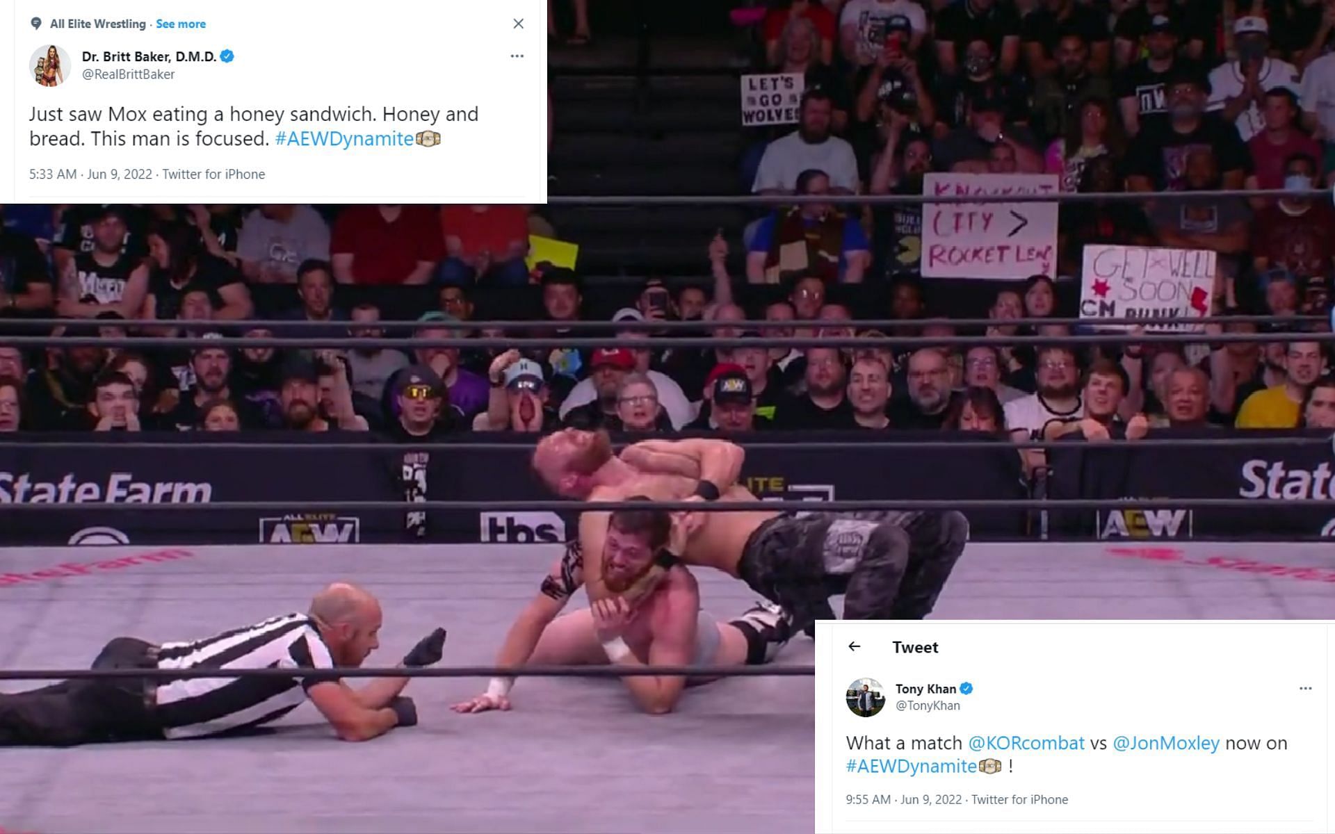 Jon Moxley&#039;s win on AEW Dynamite main event sparked reactions from wrestlers and fans.