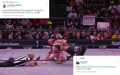 Jon Moxley's win on AEW Dynamite main event sparked reactions from wrestlers and fans.