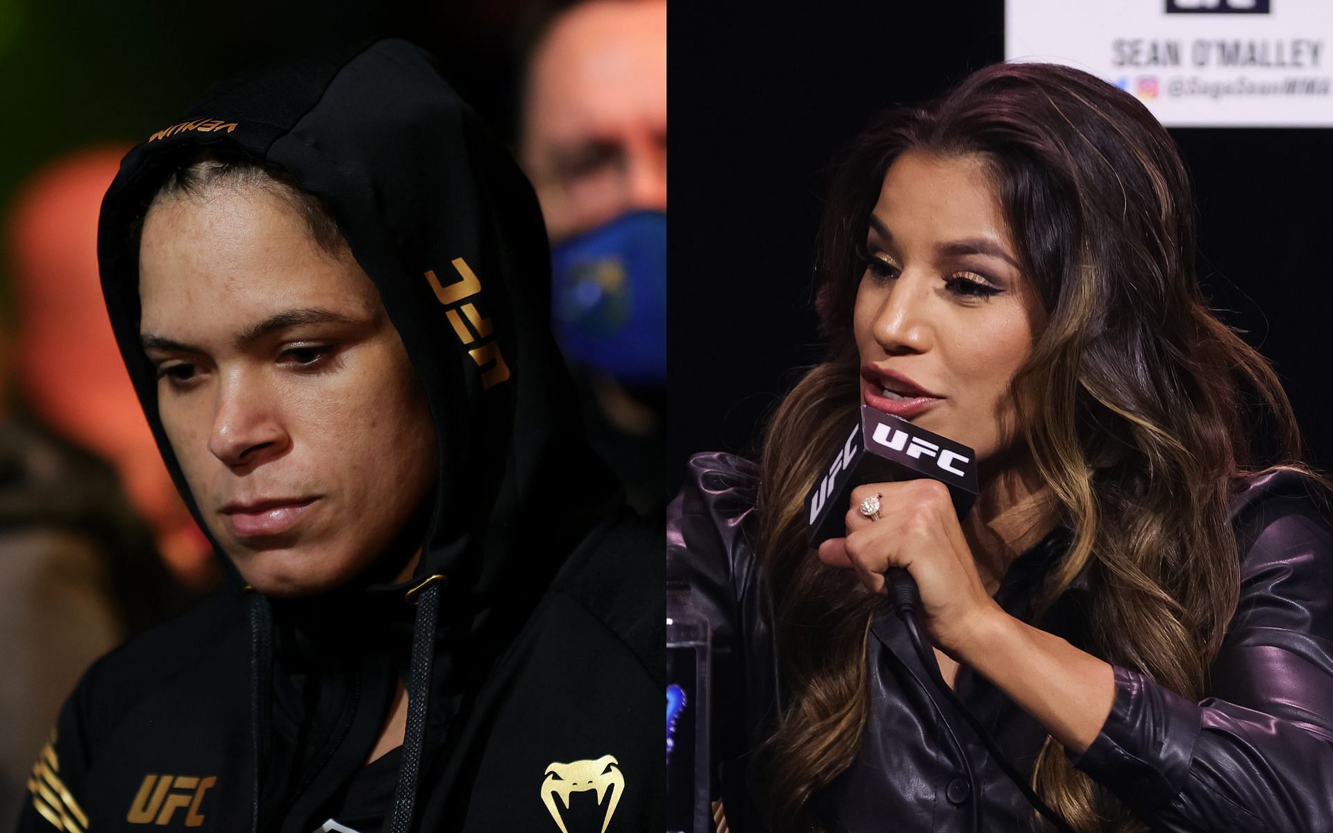 Amanda Nunes (left) and Julianna Pena (right) (Images via Getty)