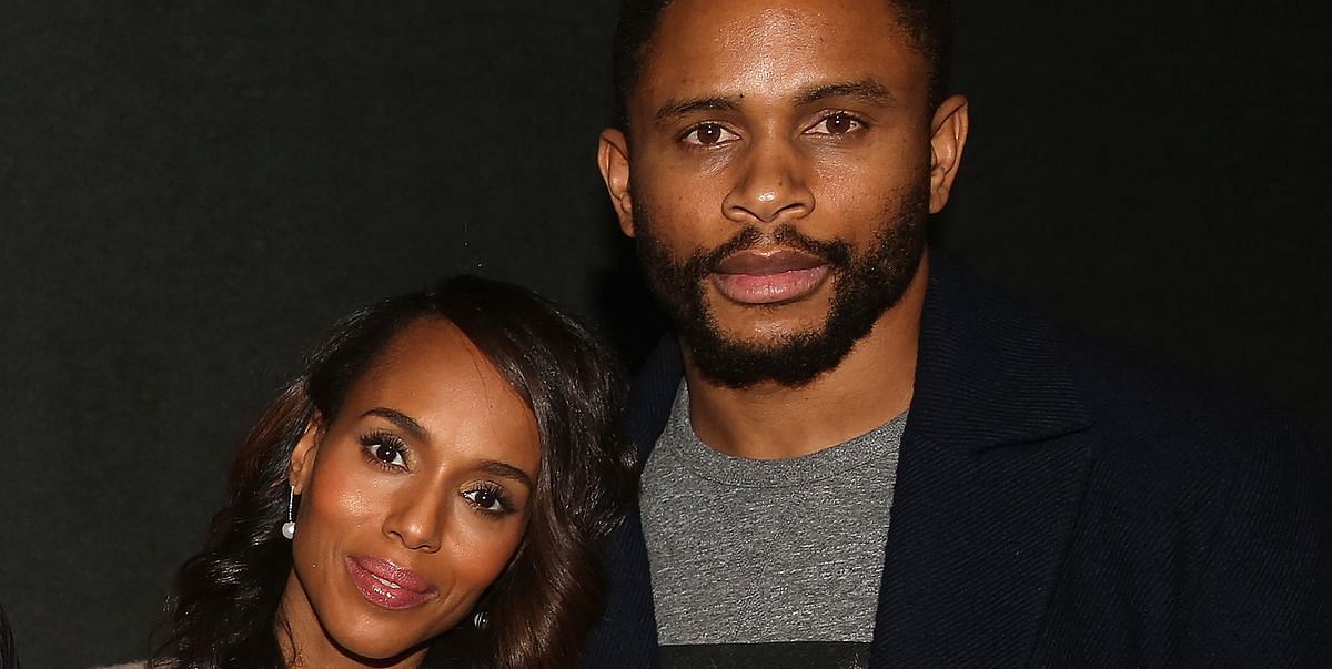 Kerry Washington and Nnamdi Asomugha, Image Credit: ELLE