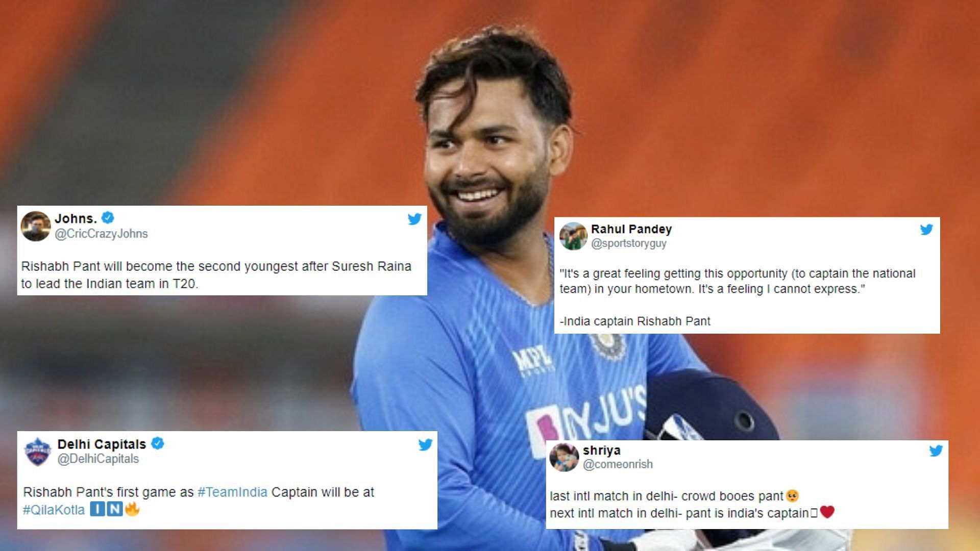Rishabh Pant will be pumped up to captain his country on his home ground. (P.C.:BCCI)