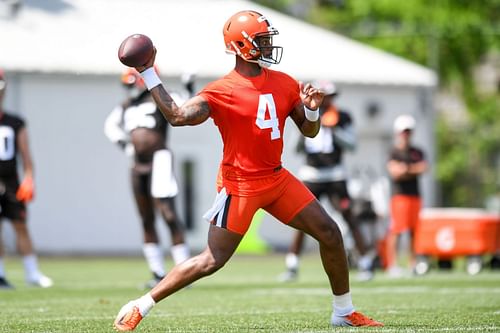 Deshaun Watson at Cleveland Browns Offseason Workout