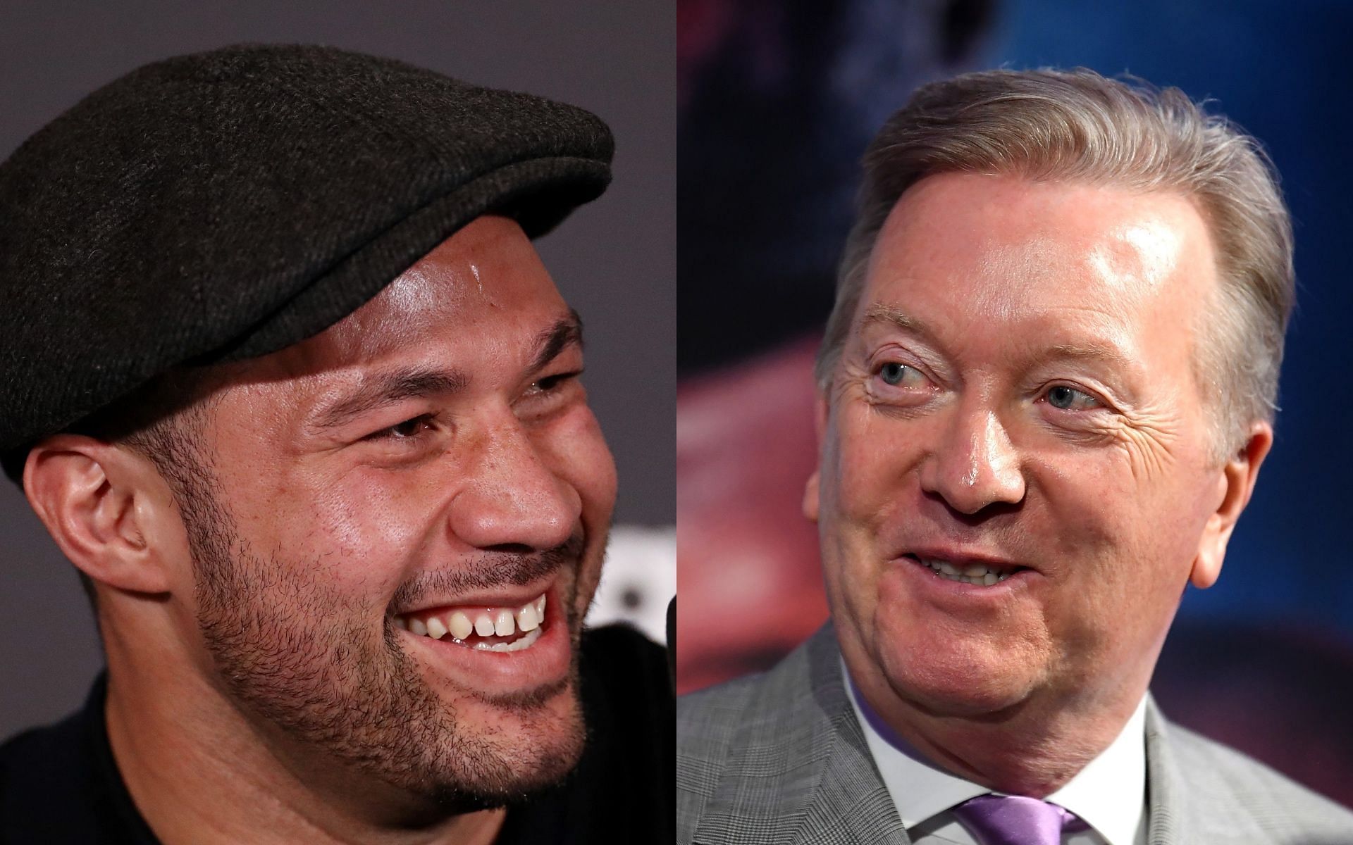 Joseph Parker (left) and Frank Warren (right) [Image Credits: Getty]