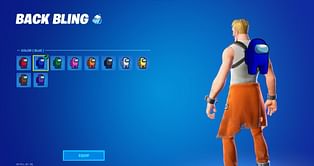 Fortnite x Among Us backbling has secret feature that's spooking first-time users