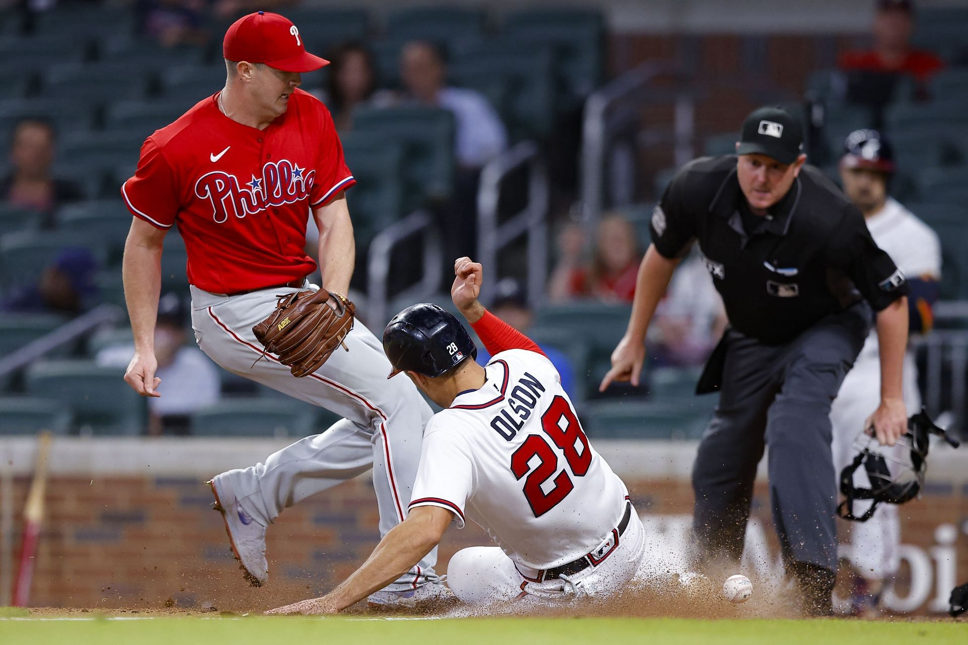 The Phillies are 2-2 against Atlanta this year.