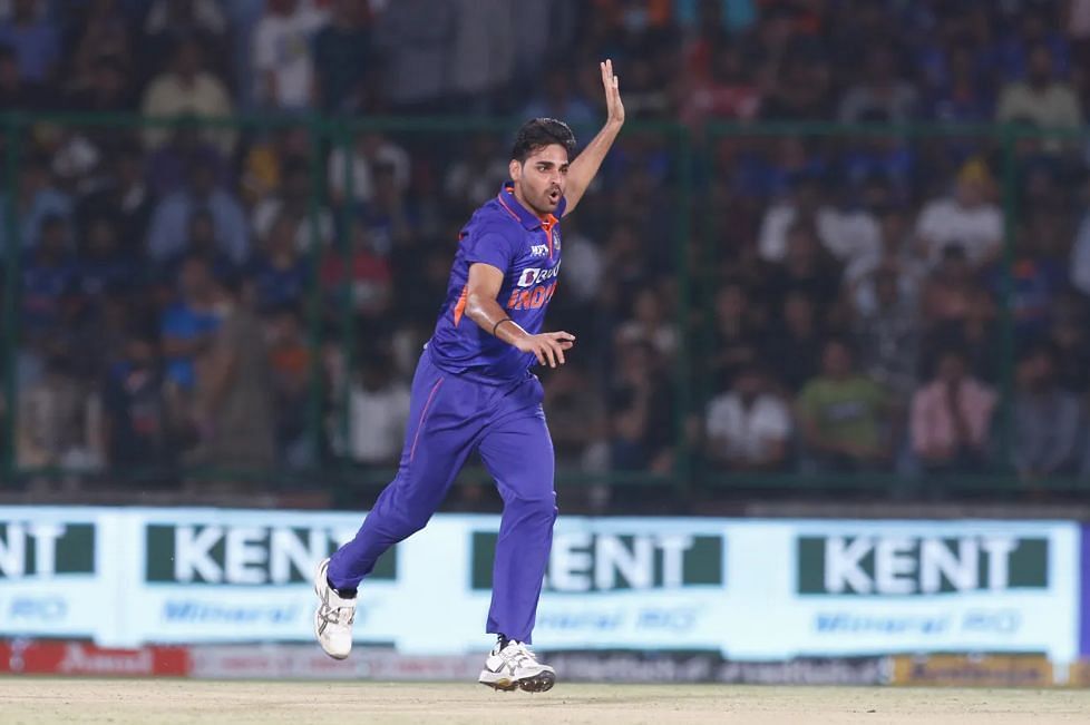 Bhuvneshwar Kumar was taken to the cleaners in the 18th over of the South African innings [P/C: BCCI]