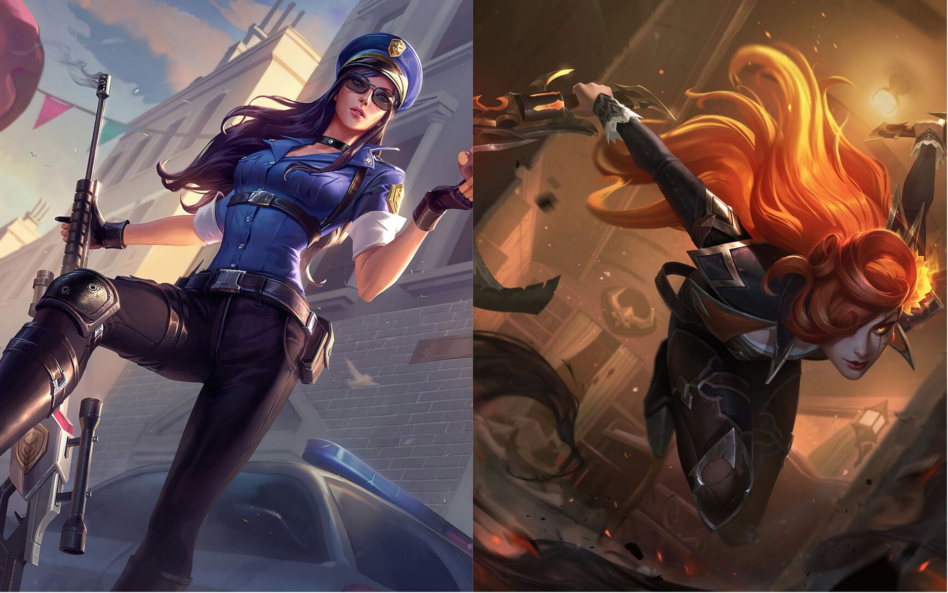 Caitlyn and Katarina set to receive changes with 12.12b patch update (Image via Riot Games)