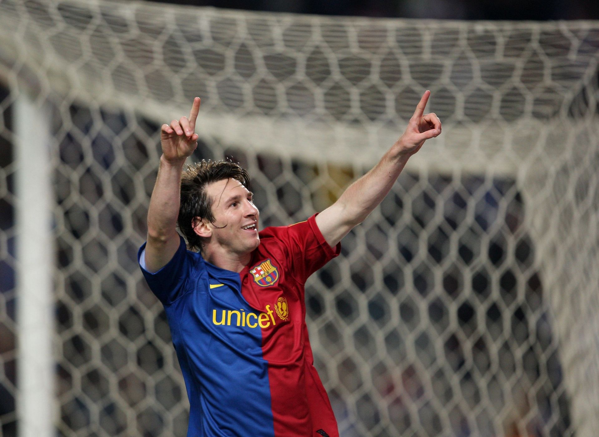 Lionel Messi in action in Espanyol v Barcelona - La Liga