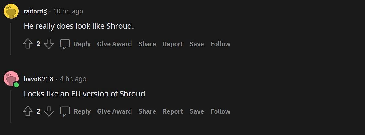 This user thinks he is the EU version of Shroud (Image via Reddit)