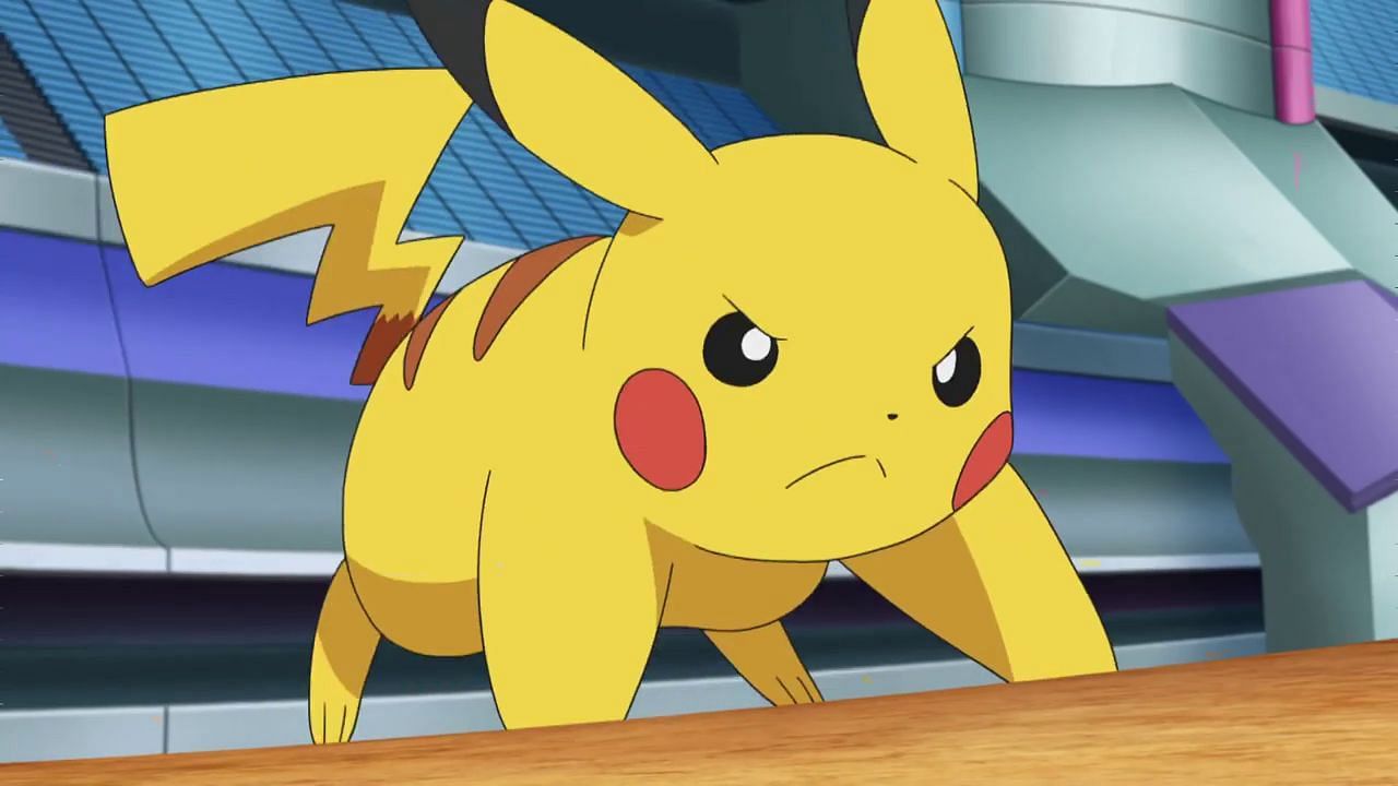 Pikachu as it appears in the anime (Image via The Pokemon Company)