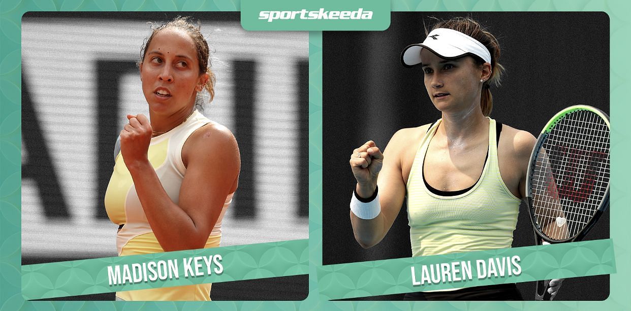 Madison Keys will take on Lauren Davis in the second round of the Eastbourne International