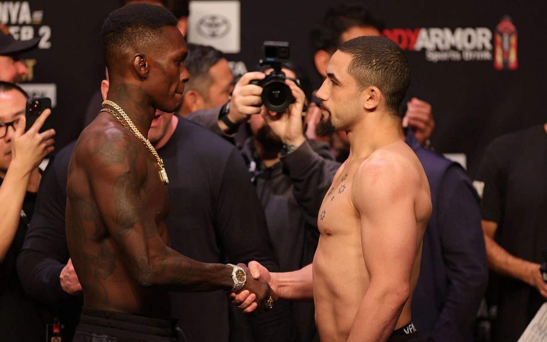 UFC 271: Israel Adesanya vs. Robert Whittaker 2 Ceremonial Weigh-Ins