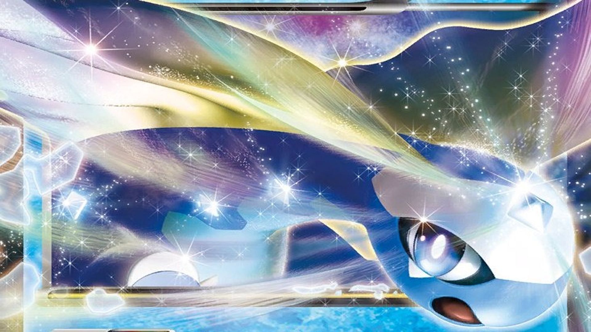 Aurorus as it appears in the trading card game (Image via The Pokemon Company)