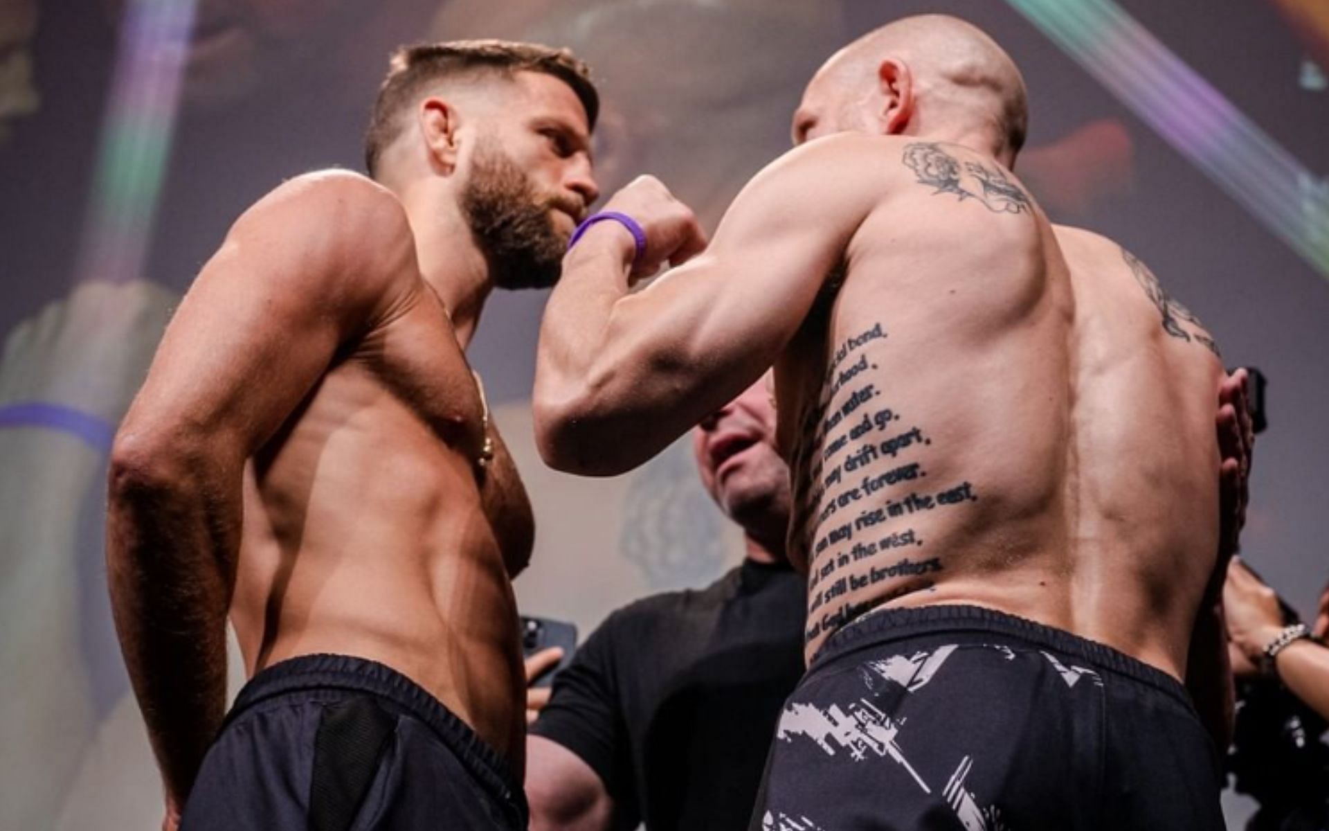 Calvin Kattar (left), Josh Emmett (right) [Images courtesy of @UFC on Instagram]