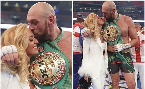 Paris Fury (left) and Tyson Fury (right) - Images via @parisfury1 on Instagram