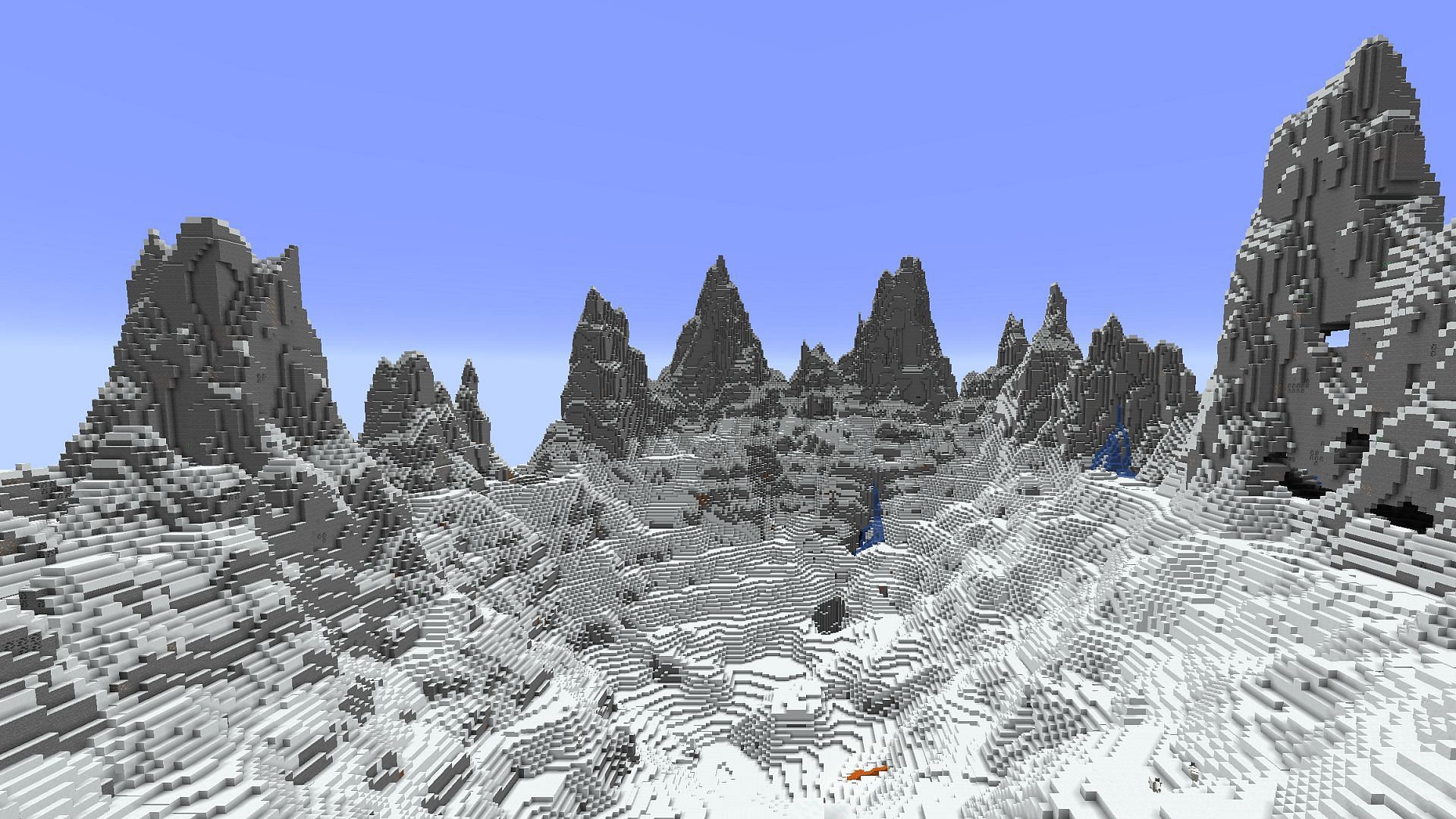 A jagged mountain valley (Image via u/Strudelnik/Reddit)