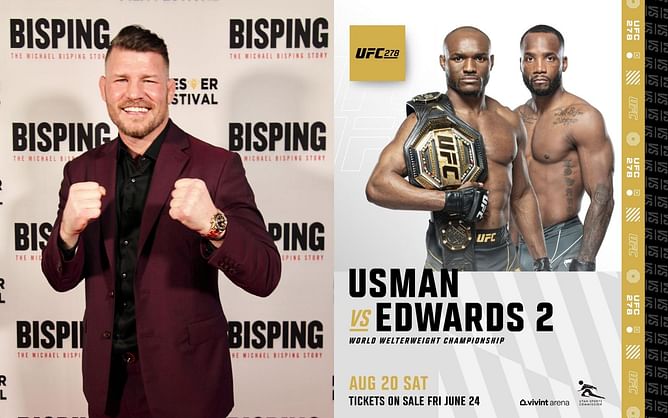 Michael Bisping believes Leon Edwards might "shock the world" despite being 3-1 underdog against Kamaru Usman