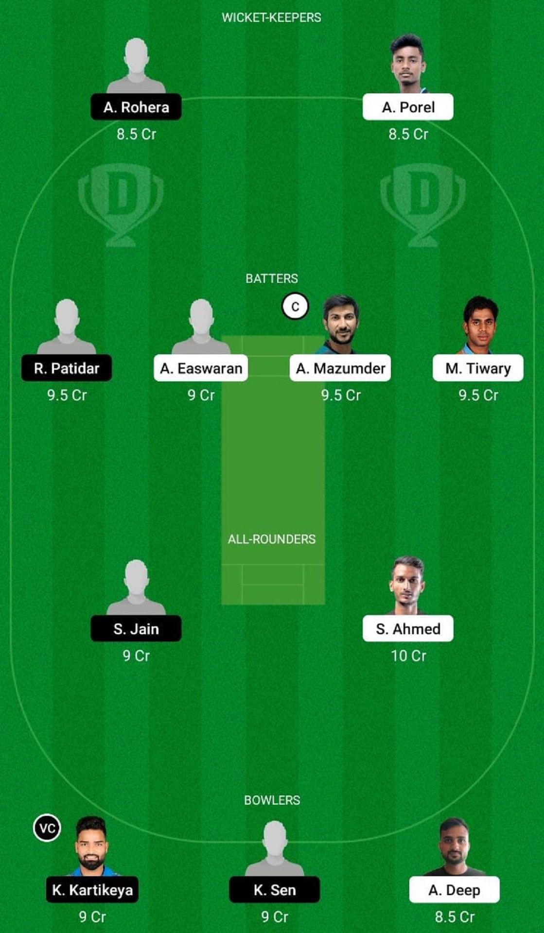 BEN vs MP Dream11 Fantasy Suggestion #2