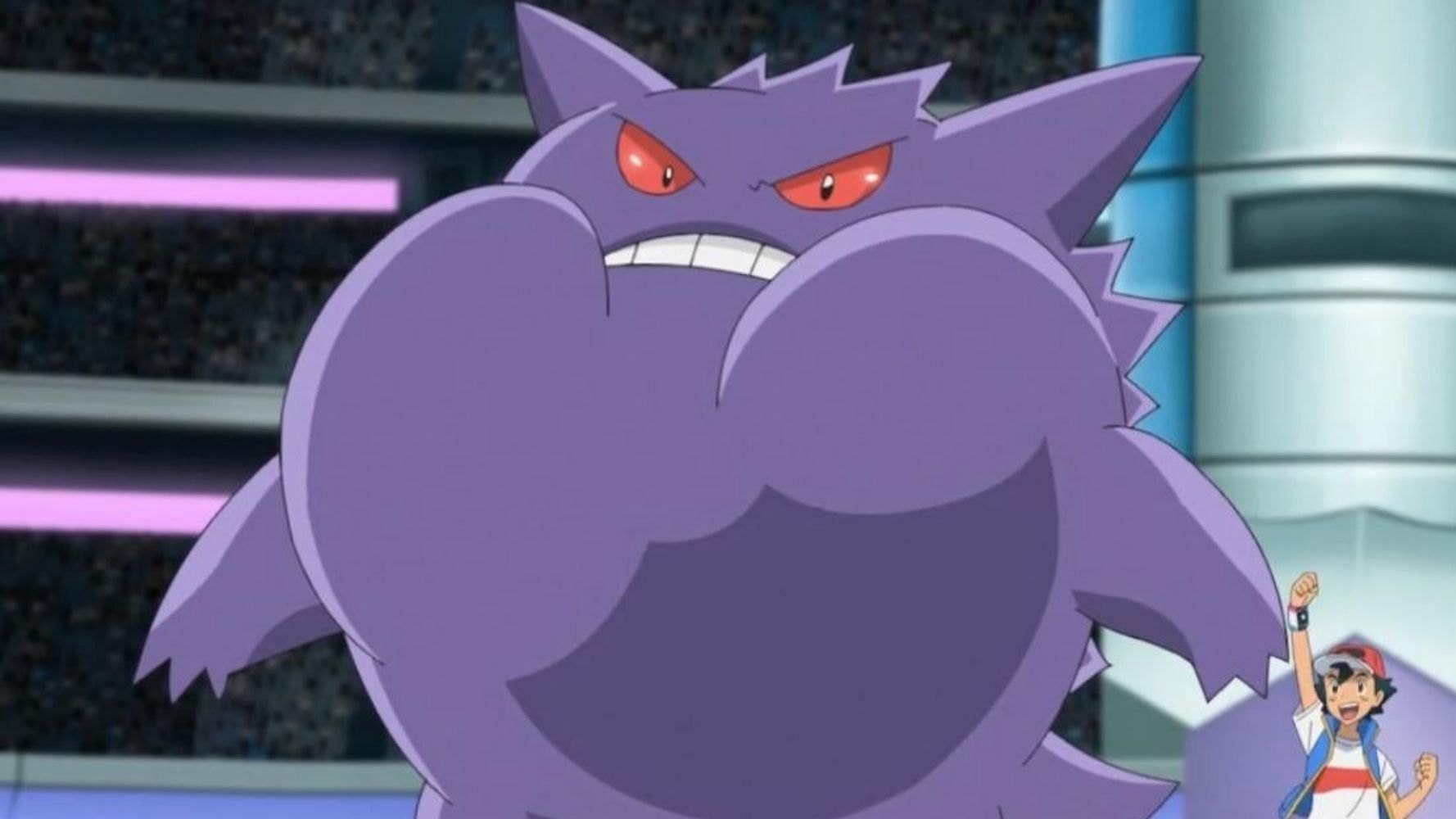 His Gengar once held a Grimmsnarl in its mouth (Image via OLM, Inc)