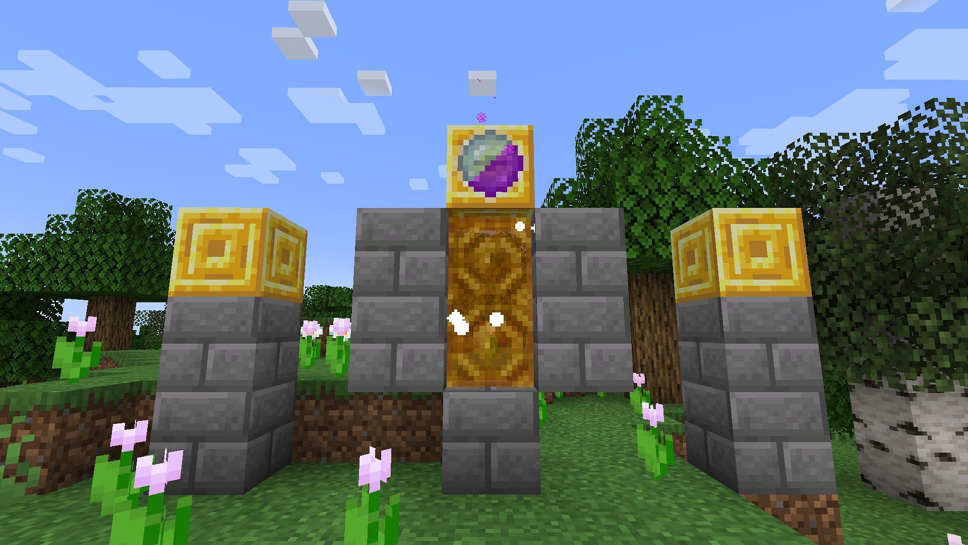 A portal to a dungeon dimension (Image via Minecraft)